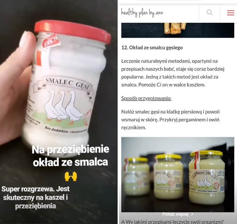 Jak smarować dziecko smalcem z gęsi, aby złagodzić kaszel i przeziębienie